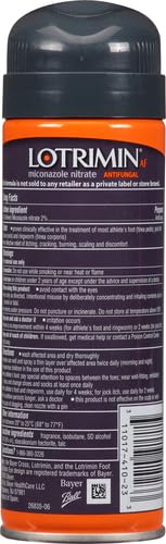 Lotrimin Af Miconazole Nitrate Deodorant Antifungal Powder Spray, 4.6 Ounce