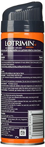 Lotrimin Af Miconazole Nitrate Deodorant Antifungal Powder Spray, 4.6 Ounce