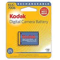 kodak 3.7 volt li-ion rechargeable digital camera battery - klic-7006