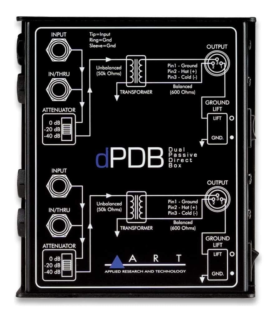 ART dPDB 2-channel Passive Direct Box