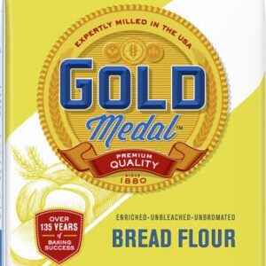 Gold Medal Premium Quality Unbleached Bread Flour, 5 lb