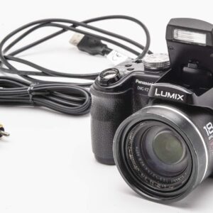 Panasonic Lumix DMC-FZ18K 8.1MP Digital Camera with 18x Wide Angle MEGA Optical Image Stabilized Zoom (Black)