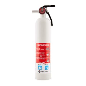 first alert automar10 car and marine fire extinguisher, fe10gr, ul rated 10-b:c, white, 1-pack