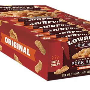 Lowrey's Bacon Curls Microwave Pork Rinds (Chicharrones), Original, 1.75 Ounce (Pack of 18)