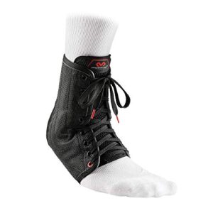 mcdavid ankle brace with lace-up & stays, maximum support, comfortable compression & breathable design