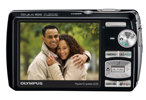 OM SYSTEM OLYMPUS Stylus 820 8MP Digital Camera with 5x Optical Zoom (Black)