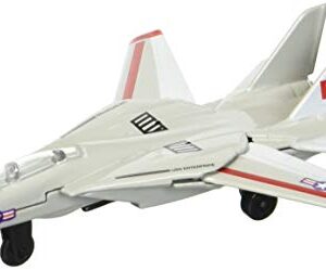 Hot Wings Planes F-14 Tomcat (with Grey Military Markings) with Connectible Runway Die Cast Plane in Aviation Museums Nationwide