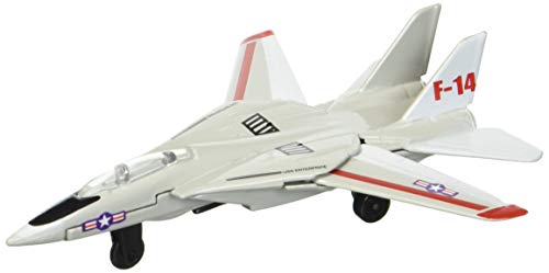 Hot Wings Planes F-14 Tomcat (with Grey Military Markings) with Connectible Runway Die Cast Plane in Aviation Museums Nationwide