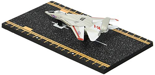 Hot Wings Planes F-14 Tomcat (with Grey Military Markings) with Connectible Runway Die Cast Plane in Aviation Museums Nationwide