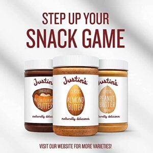 Justin's Classic Almond Butter, Only Two Ingredients, No Stir, Gluten-free, Non-GMO, Keto-friendly, Responsibly Sourced, 16 Ounce Jar, Pack of 1