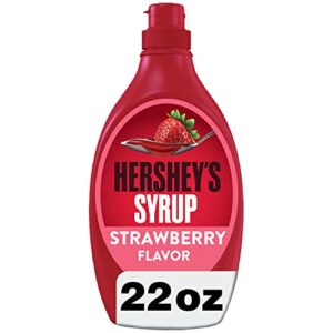 hershey's strawberry syrup bottle, 22 oz