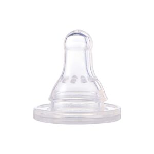 nuk first essentials replacement baby bottle nipples, 6 pack