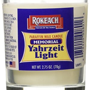 Rokeach Memorial Yahrzeit Tumbler, 1-count (Pack of 24)