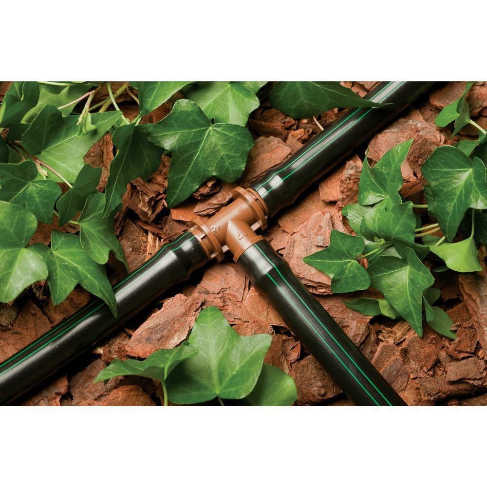 Rain Bird T63-050 Drip Irrigation 1/2" (0.634" OD) Blank Distribution Tubing, 50' Roll, Black