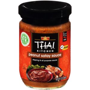 thai kitchen gluten free peanut satay sauce, 8 fl oz