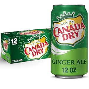 canada dry ginger ale soda, 12 fl oz cans (pack of 12)