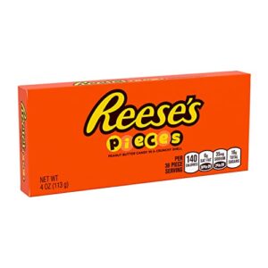 reese's pieces peanut butter, easter candy boxes, 4 oz (12 count)