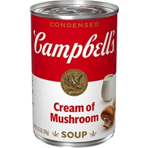 campbell's condensed soup, cream of mushroom, 10.5 ounce