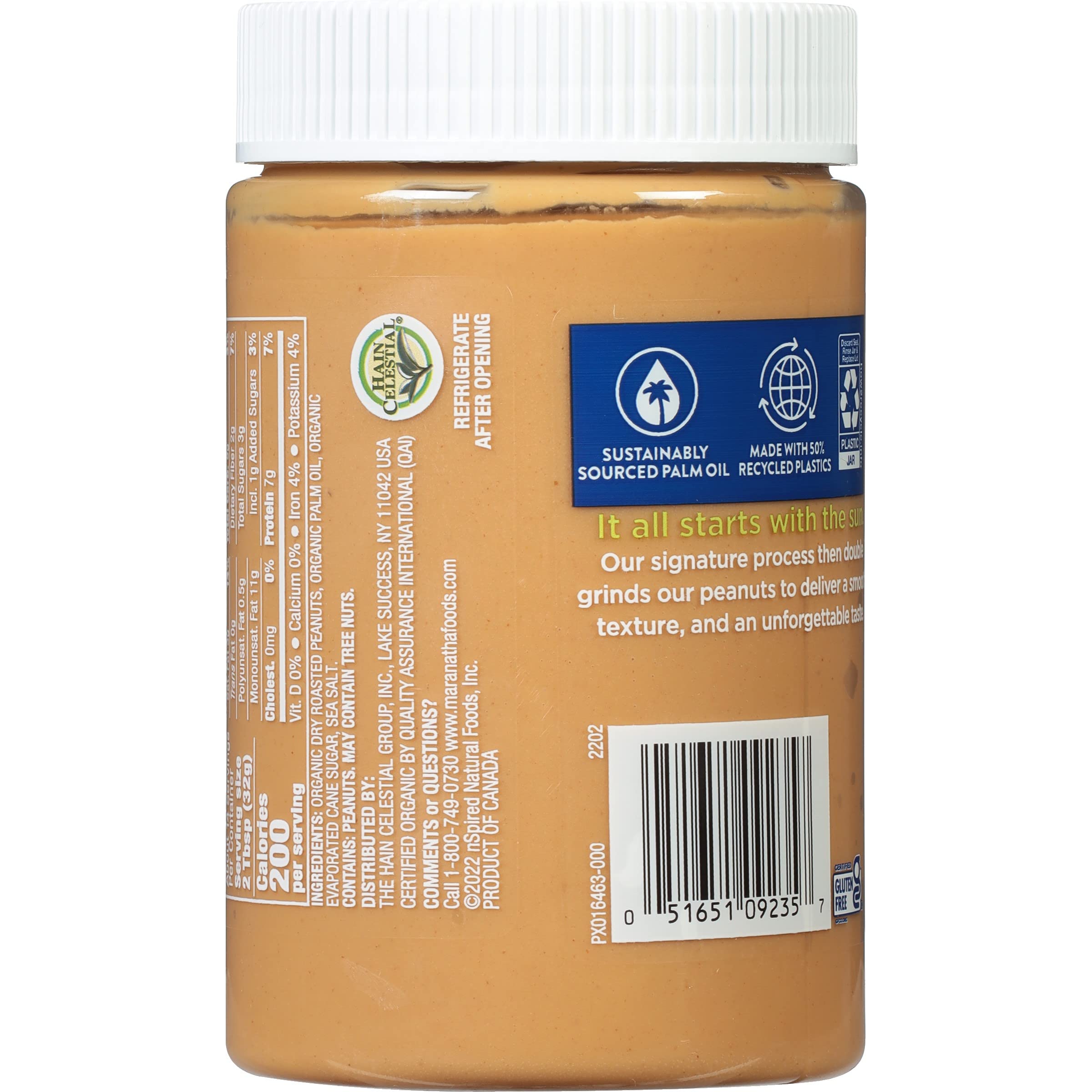 MaraNatha No Stir Creamy Peanut Butter, 16 oz