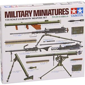 Tamiya 300035121-1:35 Diorama Set US Infantry Weapons