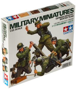 tamiya 1:35 german infantry mortar team (japan import)