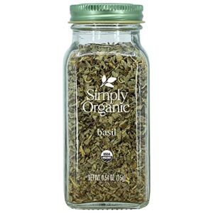 simply organic basil certified organic, 0.54-ounce container
