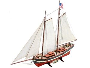artesanía latina – wooden ship model kit – us pilot boat, swift– model 22110-n, 1:50 scale – models to assemble – initiation level