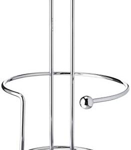 Spectrum Diversified Pantry Works Orbit Paper Towel Holder Stand for Countertop and Table Organization Kitchen Tool, Chrome