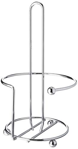 Spectrum Diversified Pantry Works Orbit Paper Towel Holder Stand for Countertop and Table Organization Kitchen Tool, Chrome