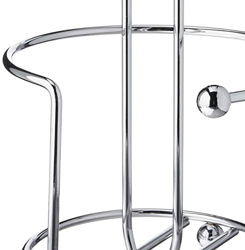 Spectrum Diversified Pantry Works Orbit Paper Towel Holder Stand for Countertop and Table Organization Kitchen Tool, Chrome