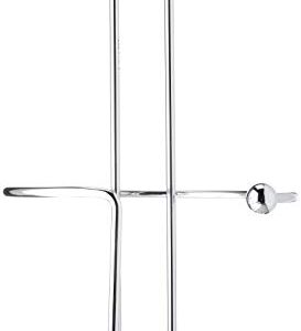 Spectrum Diversified Pantry Works Orbit Paper Towel Holder Stand for Countertop and Table Organization Kitchen Tool, Chrome