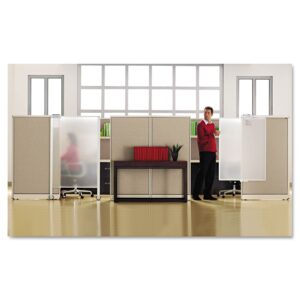 Quartet Workstation Privacy Screen, 36" x 48", For Cubicle or Office, Adjustable Height, Sliding, Sturdy Aluminum Frame, Includes Attachable Whiteboard (WPS1000)