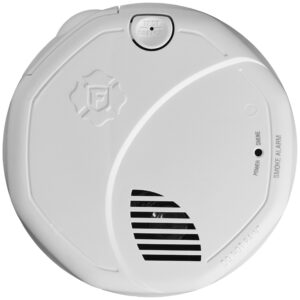 first alert sa511cn2-3st wireless interconnected smoke alarm with voice location, battery operated, pack of 2 , white
