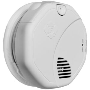 First Alert SA511CN2-3ST Wireless Interconnected Smoke Alarm with Voice Location, Battery Operated, Pack of 2 , WHITE