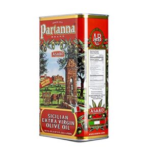 Partanna Extra Virgin Olive Oil, 101-Ounce Tin