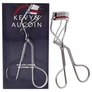 Kevyn Aucoin The Eyelash Curler: Easy use. Long-lasting curl of lashes effect. Wide opening. Stainless steel with two red lash cushions. Pro makeup artist tool for before & after mascara application