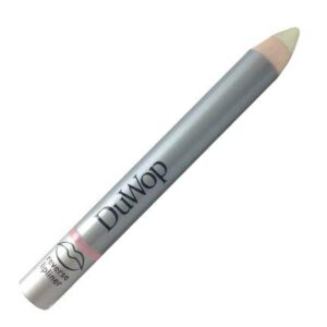 duwop cosmetics reverse lipliner, nude – colorless, matte pencil to perfectly shape lips and prevent lipstick feathering