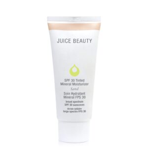 juice beauty spf 30 tinted mineral moisturizer - sand | bb cream with broad spectrum spf 30, zinc, and antioxidant-rich formula- 2 fl oz