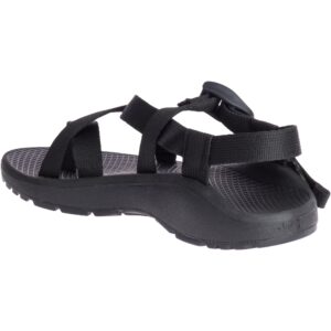 chaco women's zcloud 2 sandal, solid black, 8
