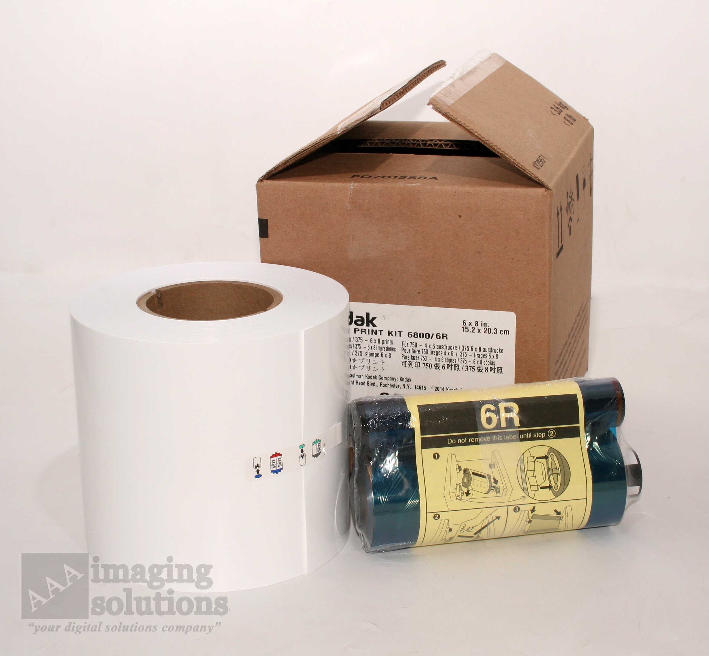 Kodak Photo Print Kit for The 6800 Thermal Printer, 6R - Ribbon & Paper for 375 6" x 8" Glossy Prints