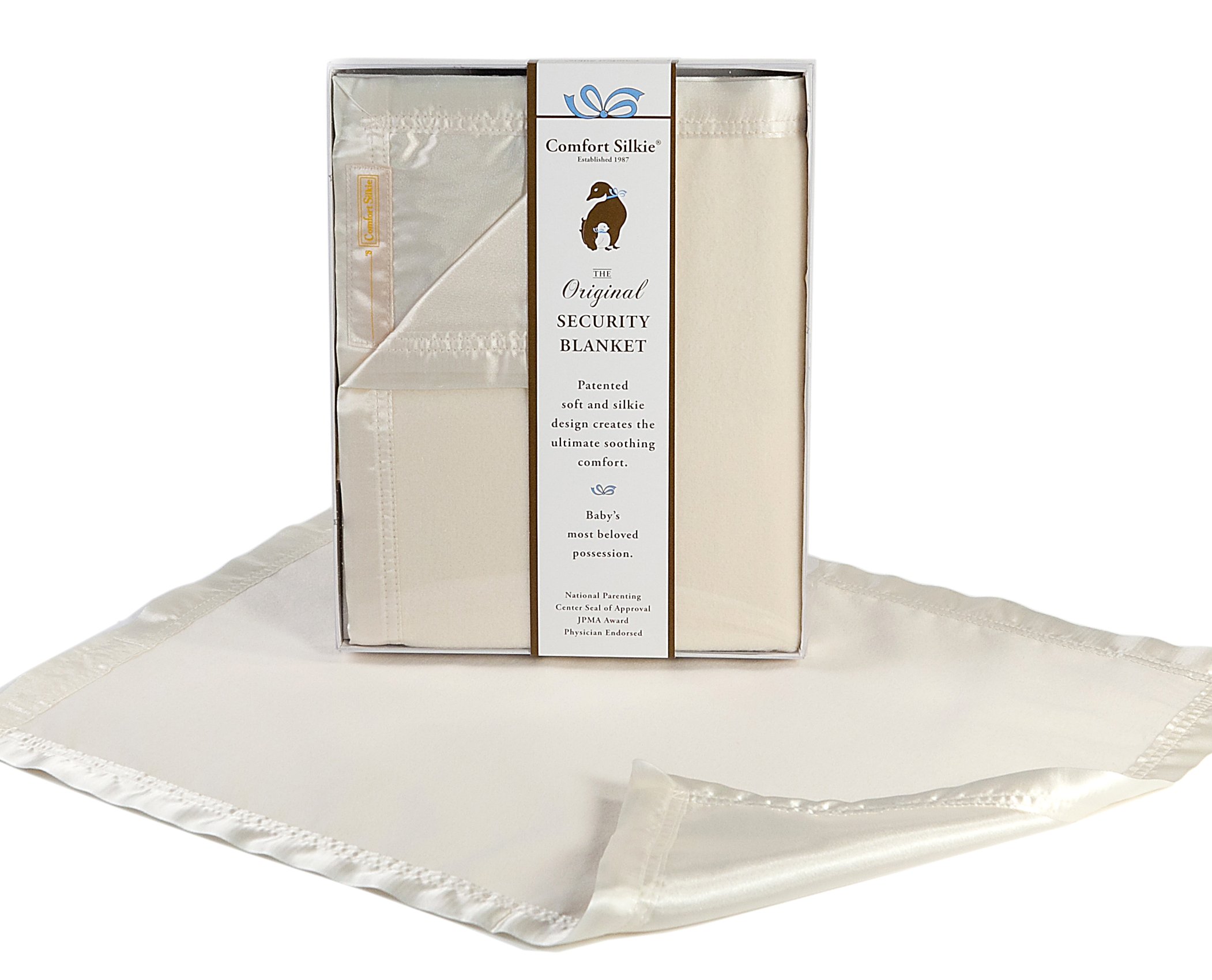 Creme COMFORT SILKIE Security Blanket ~ The Original. The Best. Award Winning.