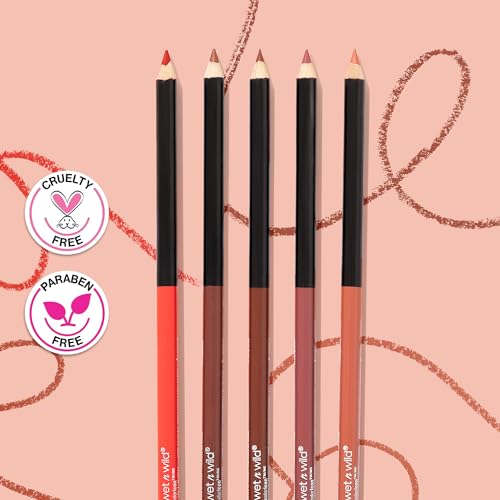 wet n wild Lip Liner Pencil Color Icon Lip Color Makeup, Fab Fuchsia