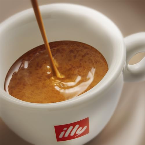 illy Whole Bean Coffee - Perfectly Roasted Whole Coffee Beans – Classico Medium Roast - with Notes of Caramel, Orange Blossom & Jasmine - 100% Arabica Coffee - No Preservatives – 8.8 Ounce