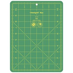 dritz omnigrid self-healing, 8" x 11" cutting mat, green