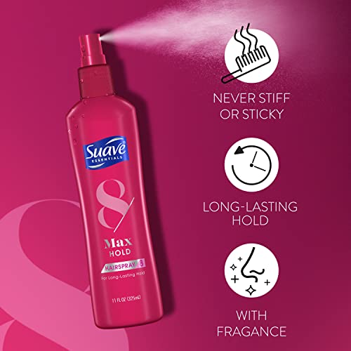 Suave Non Aerosol Hairspray Max Hold 11 oz