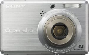 sony cybershot dscs780 8.1mp digital camera with 3x optical zoom