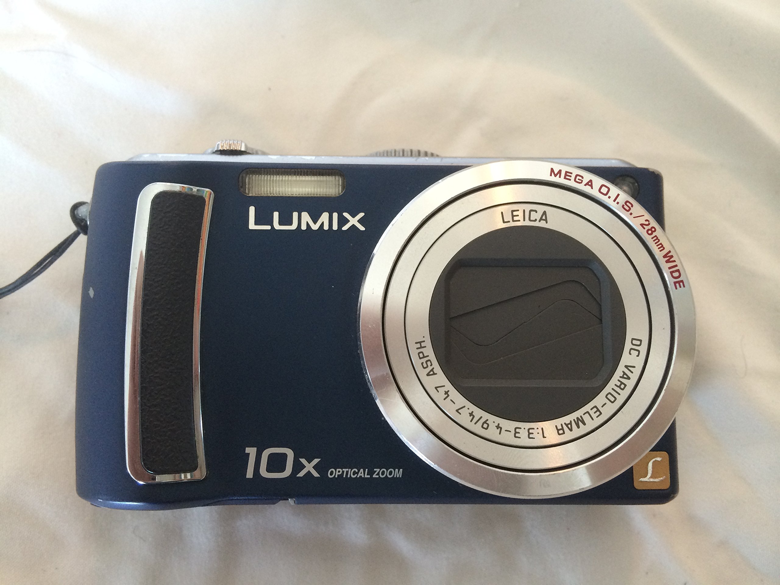 Panasonic Lumix DMC-TZ5A 9.1MP Digital Camera with 10x Wide Angle MEGA Optical Image Stabilized Zoom (Blue)