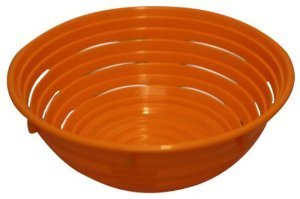 bread proofing basket round. size: 8"-11/16" diameter. for 2.2 lb. bread