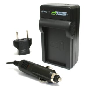 blue nook kodak easyshare v530, easyshare v603 - replacement battery charger (incl. car and european plug adapters)