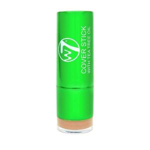 W7 Tea Tree Concealer Stick - Creamy, Skin Soothing Formula For Blemishes & Redness - Long-Lasting Concealer Makeup (Light/Medium)